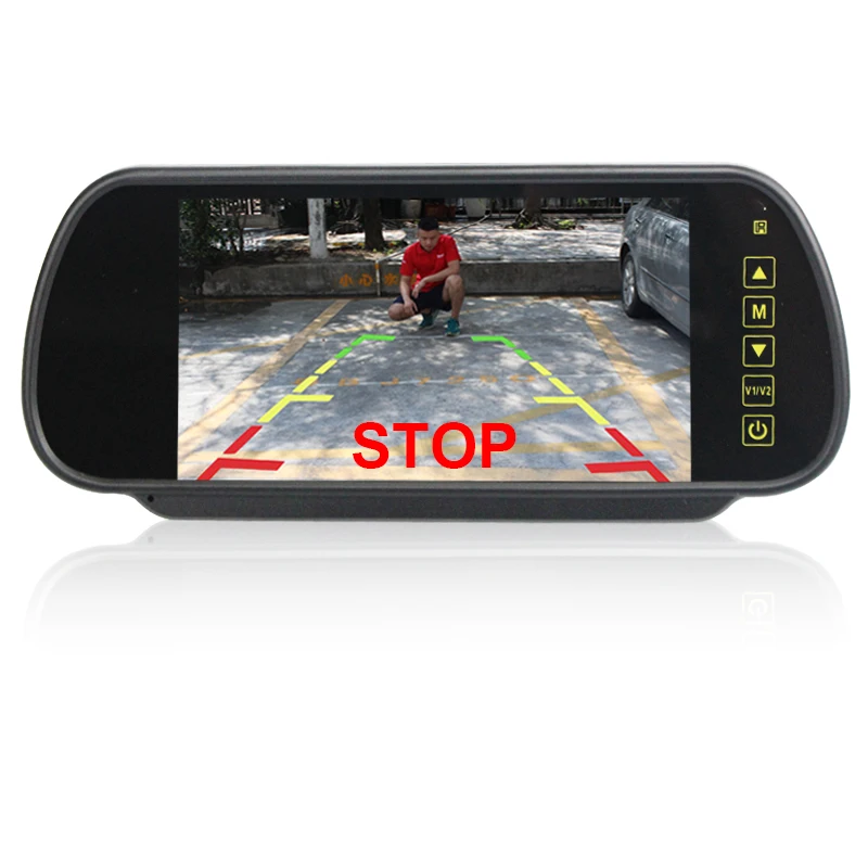 7 tft lcd color touch screen mirror monitor free sample