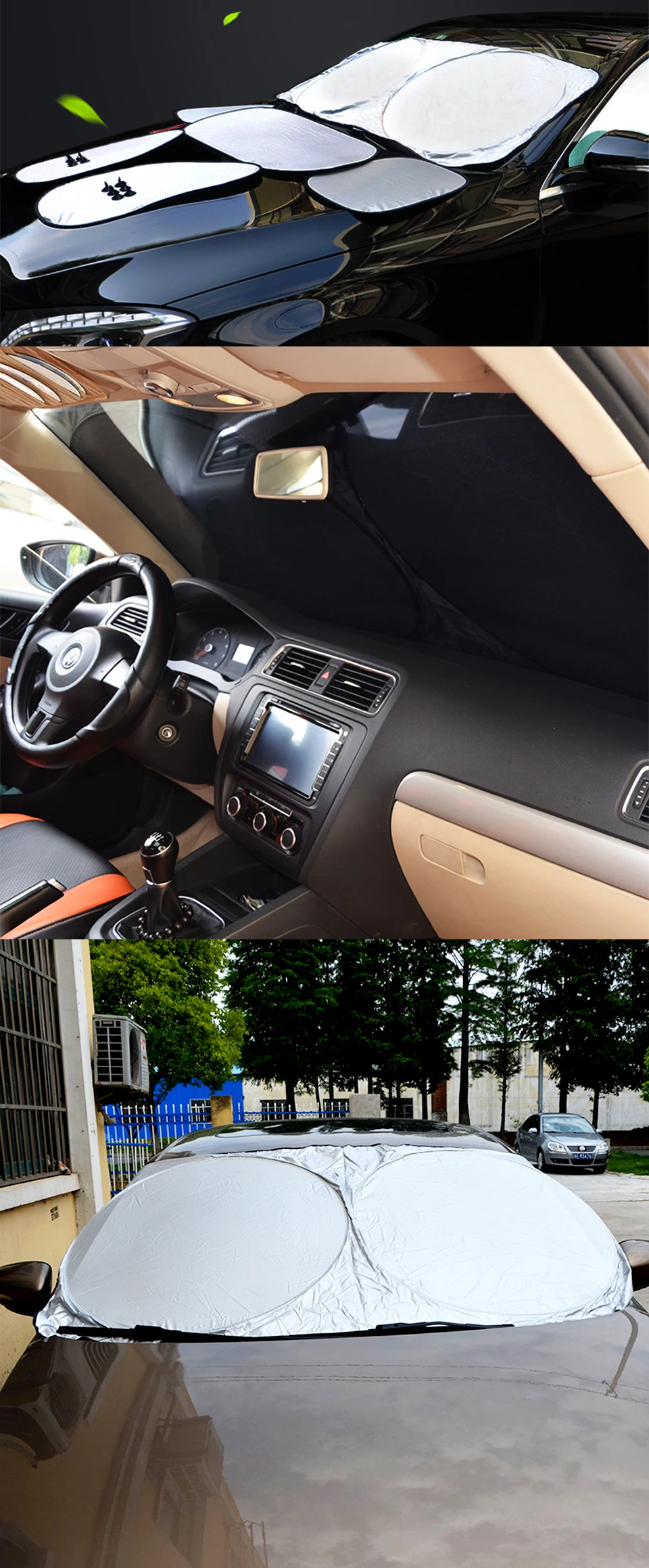 Protetora de Para-brisa para Carro Protetor contra Neve contra Poeira para Inverno Loen Capa Calor Estilizador 6 Pçs - Set 19 Cheap Capas de carro