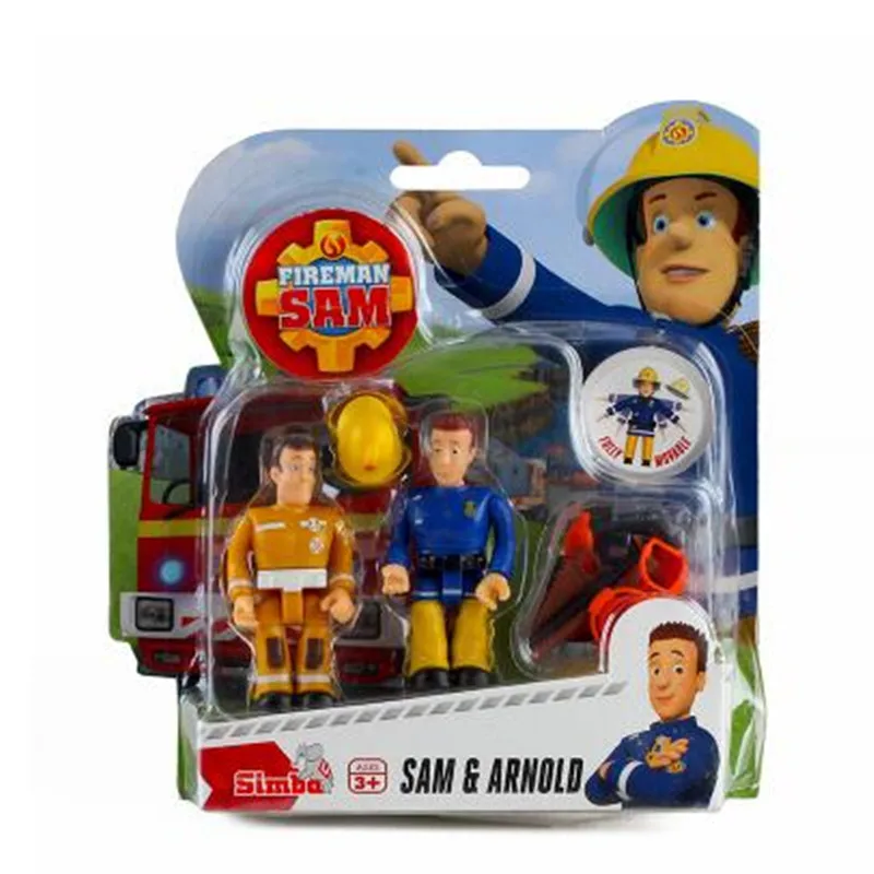 

NEW 7cm Fireman Sam Cute Cartoon PVC Action Figure Doll Toys For Kids Educational Fashion Toy Doll Kids gift