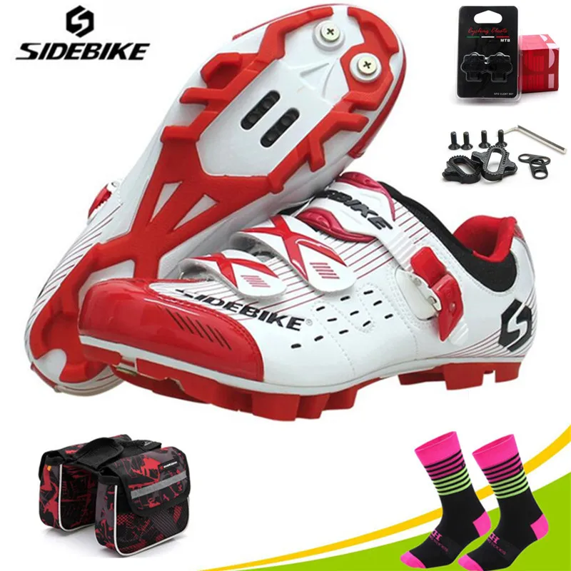 

Sidebike Men Bicycle Cycling Shoes Breathable Non-Slip MTB Auto-Lock Mountain Bike Shoes Ultralight Zapatillas Zapato Ciclismo