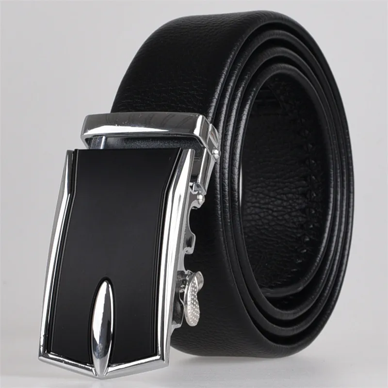 

NEW 2019 Genuine Leather Waist Belt Men 3.5CM Width/Automatic Buckle