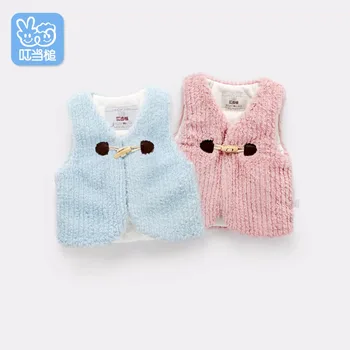 

Dinstry Girls spring autumn fashion Coat children clothing warm vest