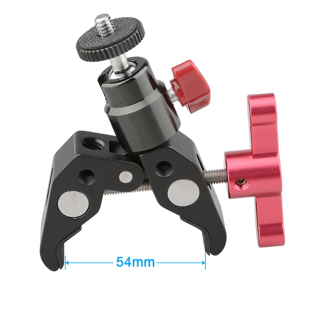 CAMVATE Super Clamp_Screw Thread_Ball Head Mount_Handle (6)