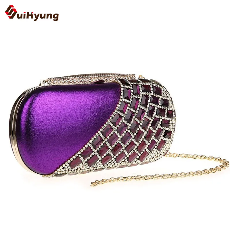 

2016 New Fashion Women Acrylic Crystal Clutch Bag Glitter Ladies Dinner Bag Day Clutch Shoulder Handbag Diamond Evening Bag