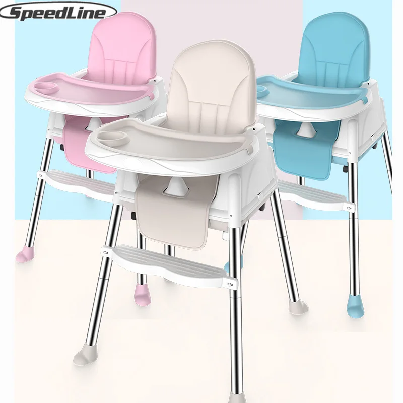 

Speedline Baby Highchair For Feeding Authentic Portable Baby Seat Booster Seat Adjustable Folding Chairs For Children