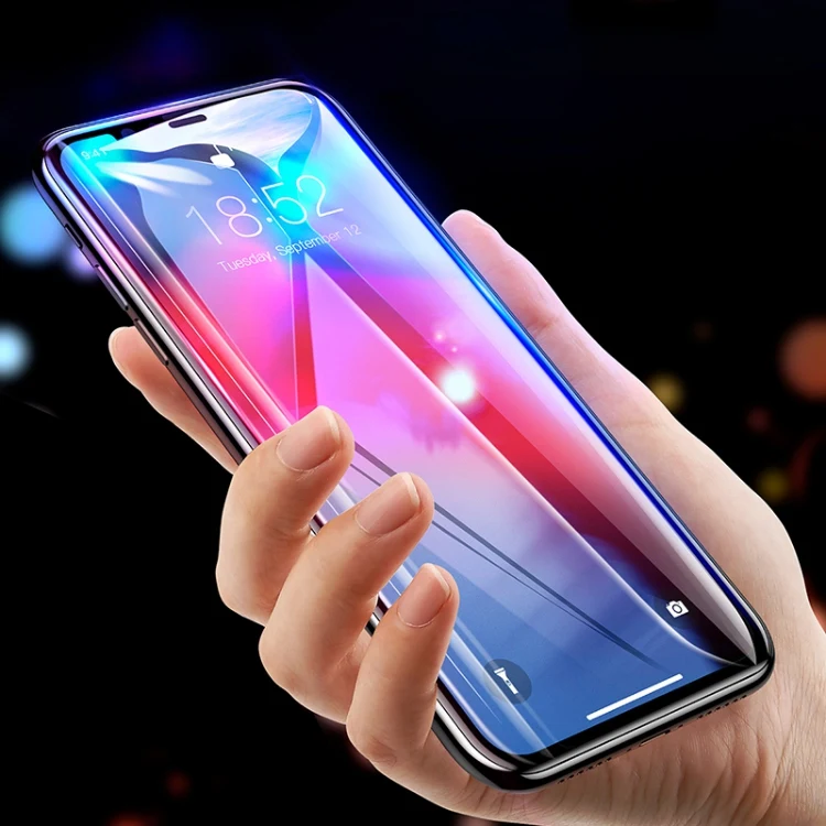 

BASEUS Brand Curved Tempered Glass For iPhone XS / XS max / XR Screen Protector Full Coverage Rounded Corner Protective Film