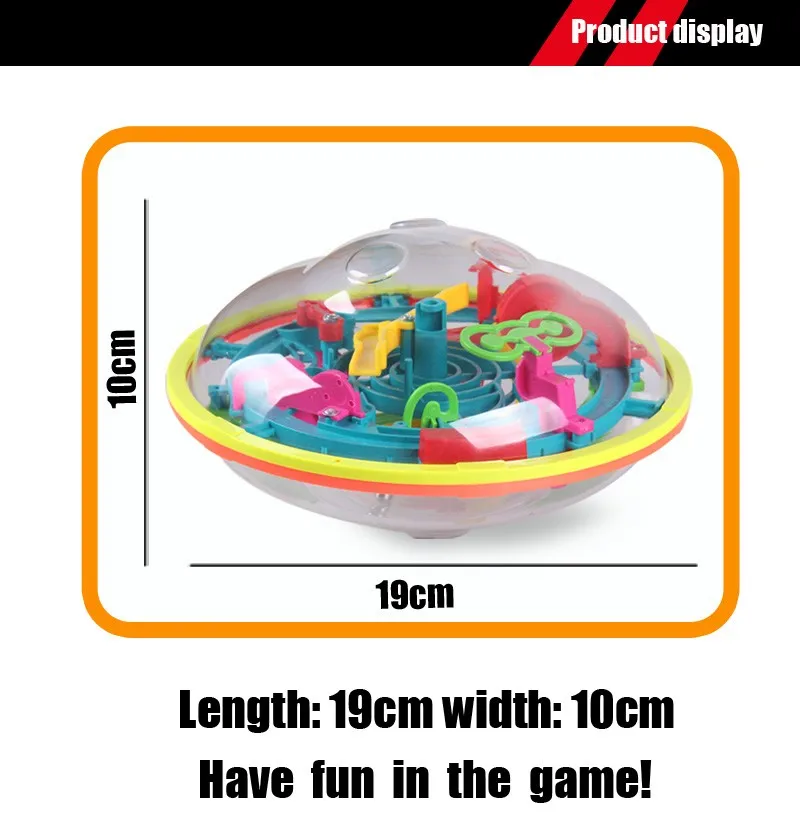 19 см 99 шагов 3D головоломка шар Волшебный, интеллектуальный детские игрушки головоломка-балансир IQ логическая способность игра для детей и взрослых