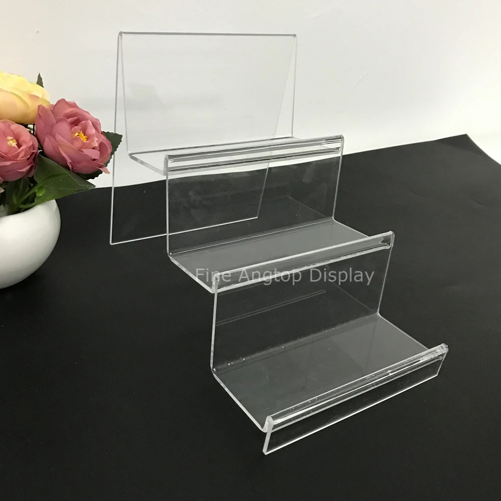 Desktop Jewelry Organizer Stand 3 Pair Acrylic Sunglasses Eyeglass Glasses Optical Frame Rack Display Holder Rack Jewelry Packaging