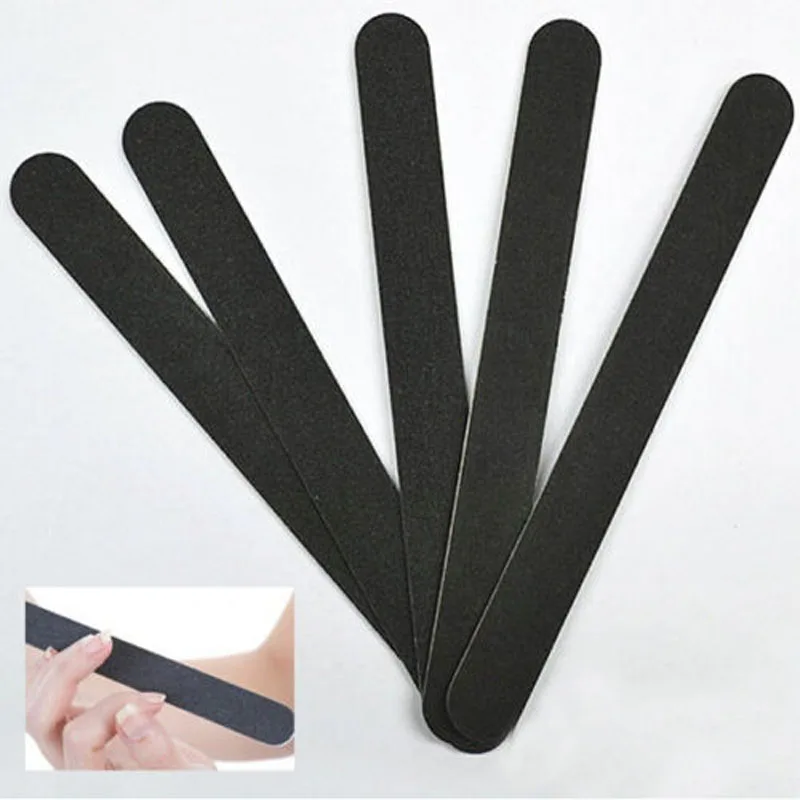 

10PCS/ SET Nail Art Black Sanding File Buffer Salon Manicure UV Gel Polisher Tool Nails Kit