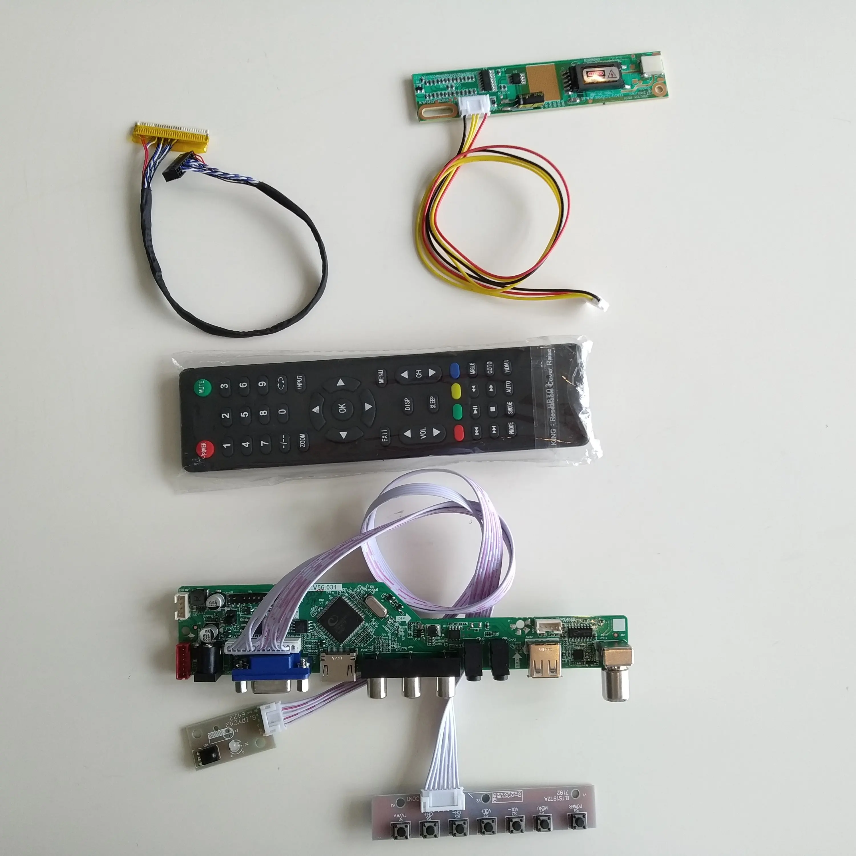 

TV HDMI AV VGA USB AUDIO LCD LED Controller driver Board Card Kit For N154I1-L0C 1280Ч800 15.4" screen Moniter