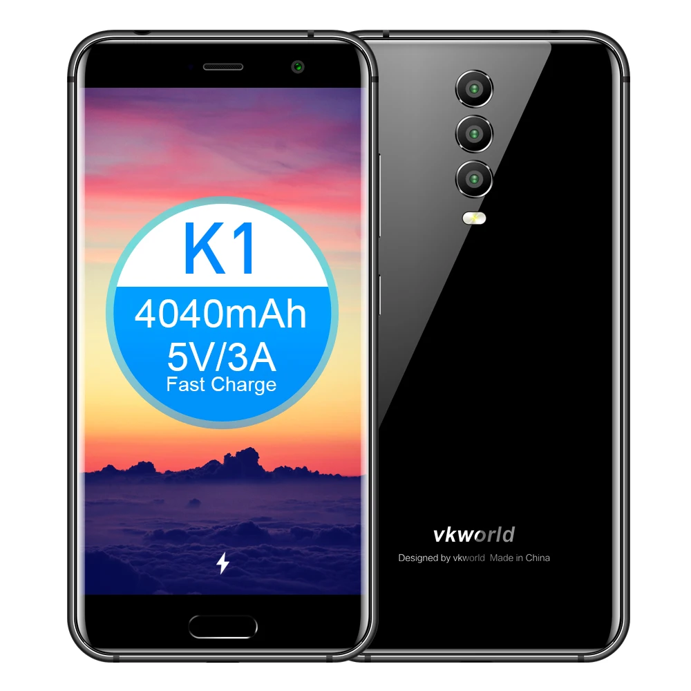 Vkworld K1, 5,2 МП, 3 камеры, смартфон, 1920 дюймов, 1080*8,1, Android 4040, Oreo, четыре ядра, 4 Гб+ 64 ГБ, быстрая зарядка, мобильный телефон, мАч