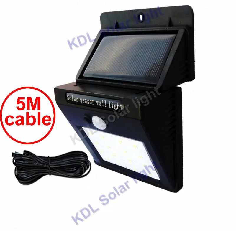 30 светодиодный 500lm Солнечный свет раздельный монтаж pIR motion 3 senser QLTEG 450LM La IP Новый 2018
