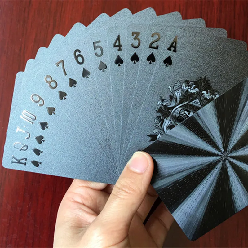 

1pc Silver Color Poker PET Material Waterproof Cards Games for Adults Props Entertainment Grownups Party Board Game Supplies Toy