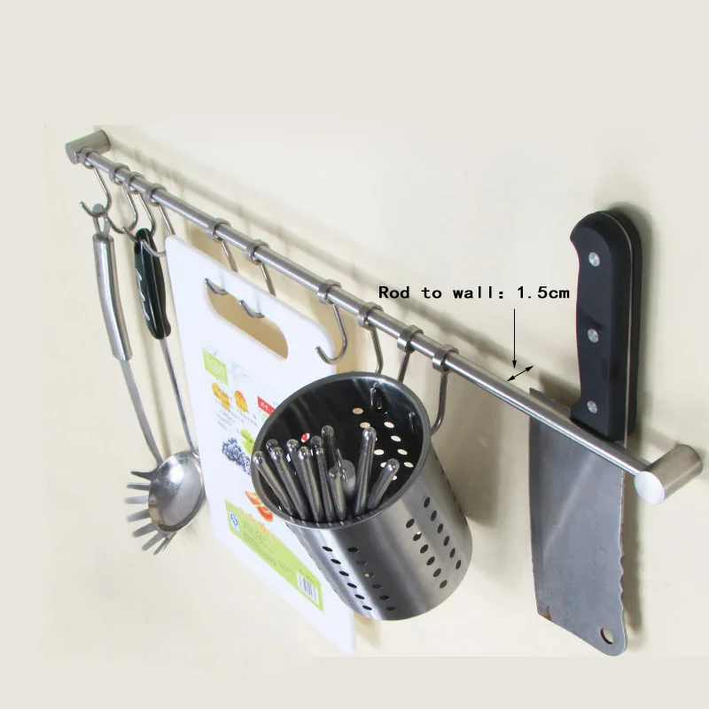 

30 pcs Powerful Silver Solid 304 Stainless Steel Kitchen Hooks Clasp Holder DHL Free Shipping