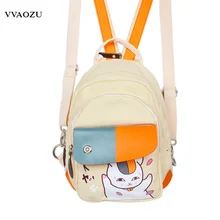 Аниме Нацумэ Yuujinchou холст мини рюкзак многофункциональный рюкзак дорожная сумка-мессенджер Грудь сумка унисекс рюкзак