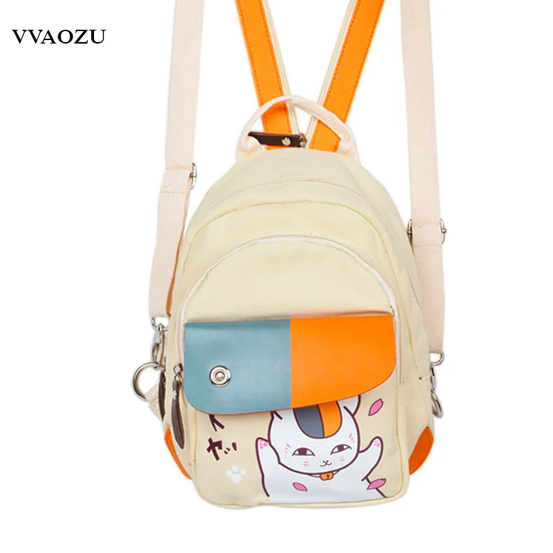 Холщовый мини рюкзак с аниме natlifepo4 Yuujinchou многофункциональный дорожный