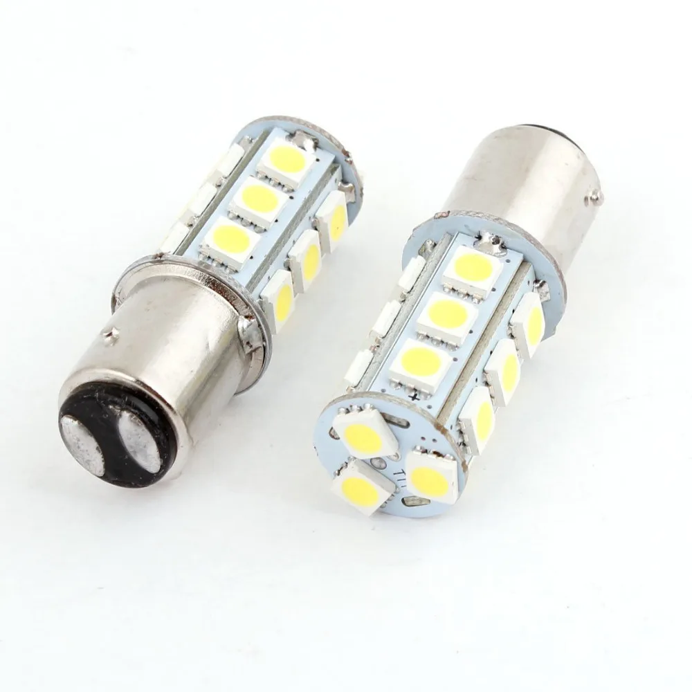 2 Pcs White 5050 SMD 18 LED 1157 Base Backup Light & Car Bulbs for Car Autoin Car Headlight