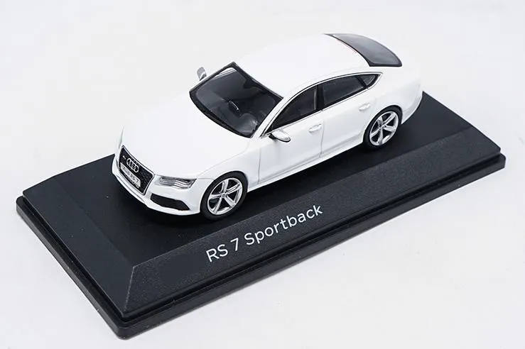 1:43 RS7 Sportback игрушечная машинка из сплава, Высокая коллекция моделирования модель автомобиля, литой под давлением Металлический Игрушечный Автомобиль, Изысканные Подарки - Цвет: Белый