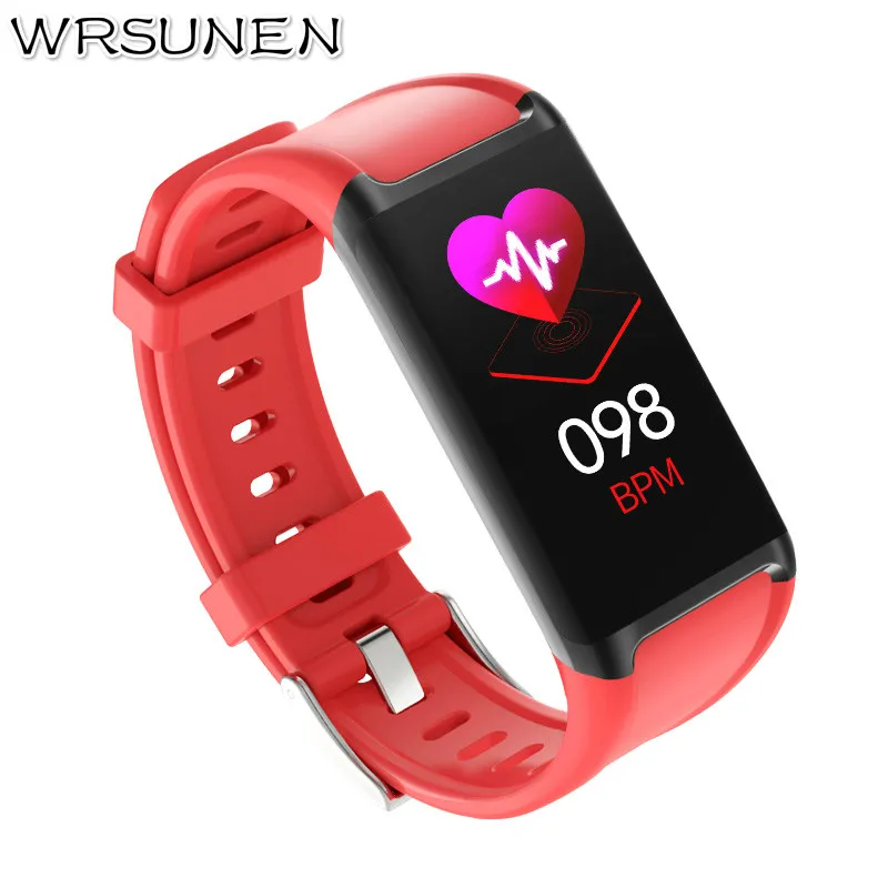 

Fashion Color Screen Smart Bracelet Blood Pressure Monitoring Heart Rate Bluetooth Men Women Sports Waterproof Smart Watch