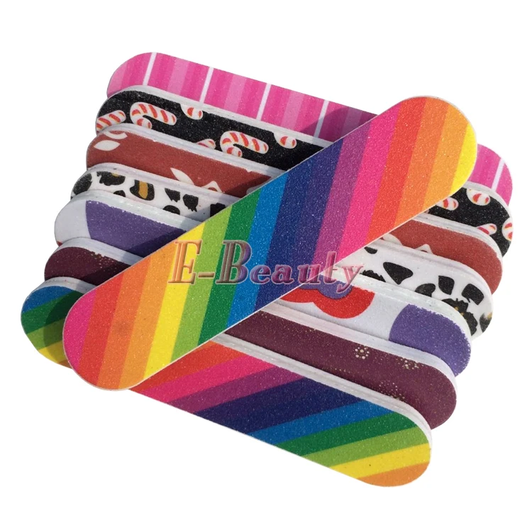 New 50pcs Lot Mini Nail File 100 180 Professional Decorative