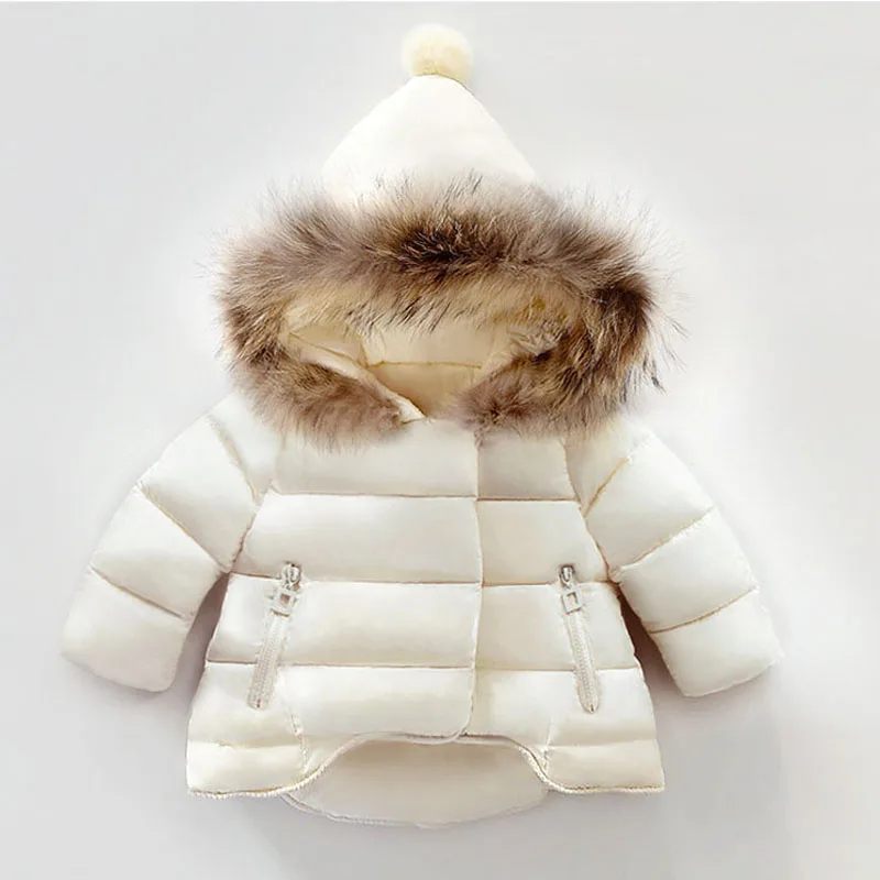

2019 Baby Girls Winter Coats Toddler Girl Winter Clothes Windbreaker Warm Outerwear Cartoon Fleece Long Sleeve Jacket Children