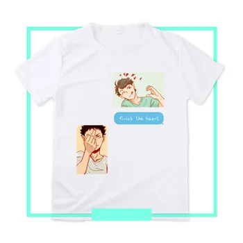 

Haikyuu T-Shirts Hinata Shyouyou Kageyama Tobio Cosplay T shirts Costumes Men Women Short Sleeves Summer Tees Adult Tops