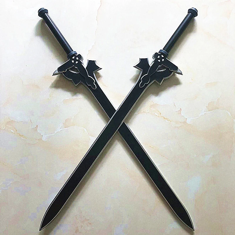 80 см меч искусство онлайн темное Repulser Кирито киригая меч Kirigaya Kazuto Косплей Опора Yuuki Асуна черный бутафорский меч для костюмированной игры инструмент