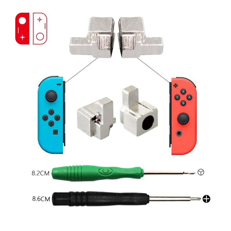Switch joy Con Metal lock buckle with opening tool kit for nintend