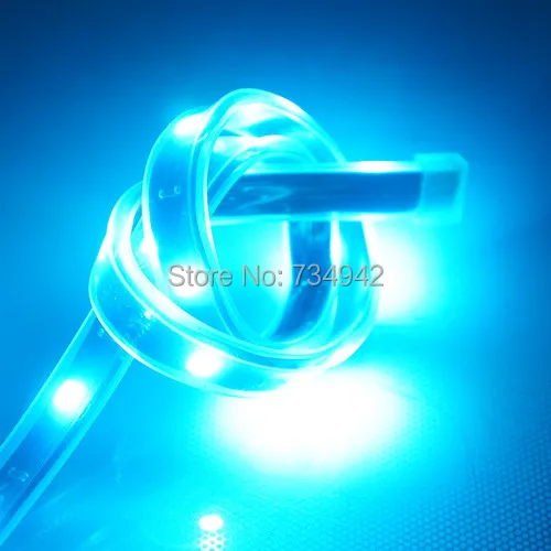 Waterproof IP67 1 Meter DC 12V SMD5050 Flexible LED Strips 30 LEDs Per Meter White Red