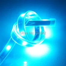 Waterproof-IP67 1 Meter DC 12V SMD5050 Flexible LED Strips 30 LEDs Per Meter, White,Red,Green,Blue,Yellow,RGB, Black Background