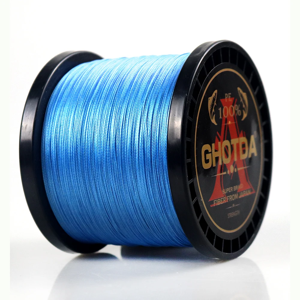 GHOTDA 8 Strands 1000M 500M 300M PE Braided Fishing Line tresse peche Saltwater Fishing Weave Superior Extreme Super Strong