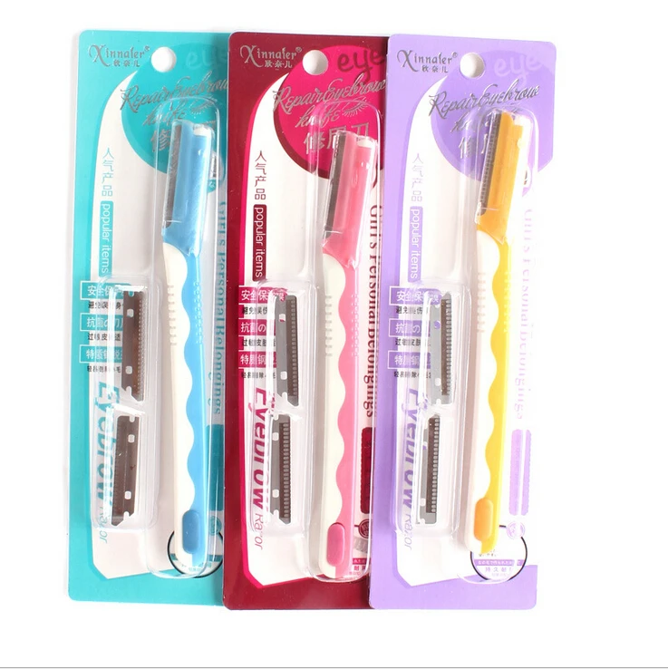1PCS Eyebrow Sharper Trimmer Razor Lash Comb Scraping Eyebrow Knife