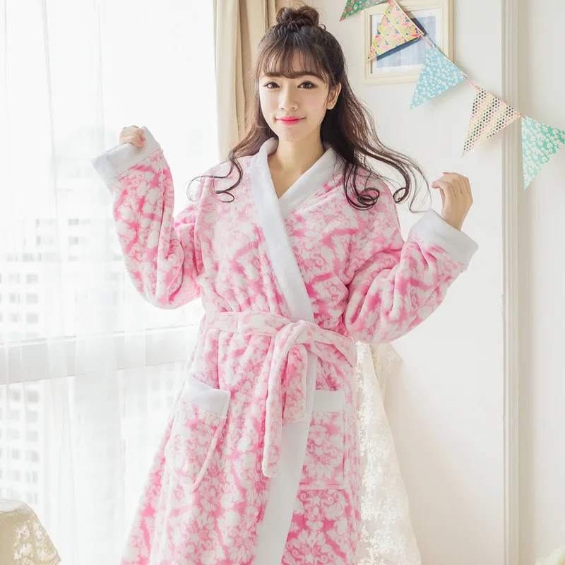 plush kimono robe