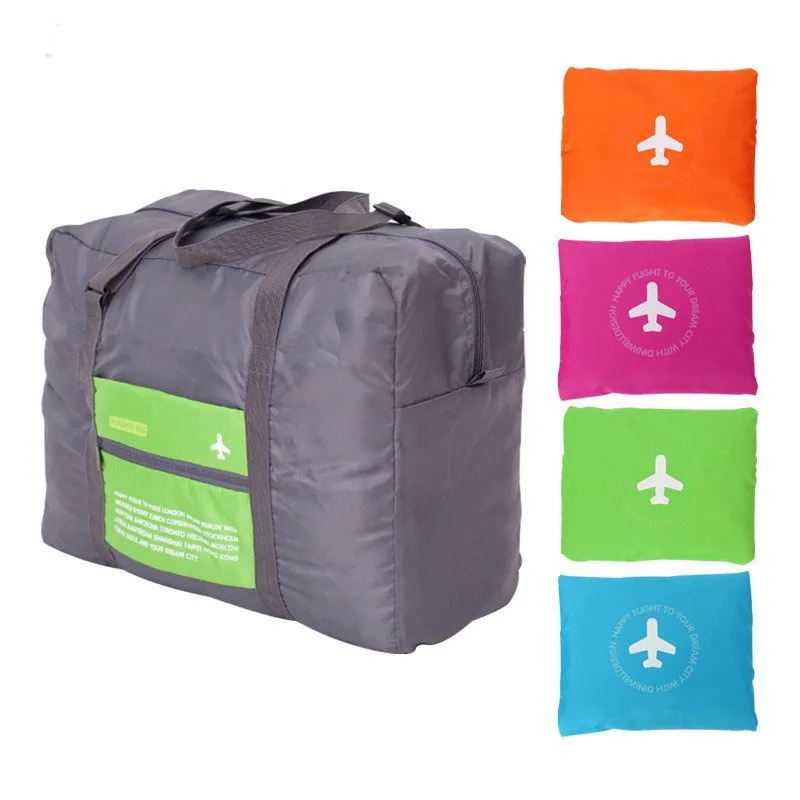 

32L Large Capacity Luggage Packing Tote/Shoulder Travel Shopping Big Bag Household Folding Clothes Storage Pouch Organizer