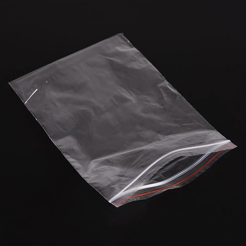 

Ziplock Lock zipped Poly Clear Bags Plastic Food storage bags Thick transparent package bags 6X4CM 5x7cm 6x9cm 500Pcs/lot