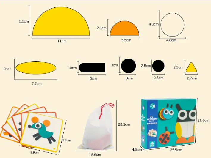 3D rompecabezas juego de juguetes de Montessori para niños Oyuncak Juegos Educativos de los niños de Aprendizaje Temprano educación rompecabezas Tangram 3D rompecabezas juego de juguetes de Montessori para niños Oyuncak Juegos Educativos de los niños de Aprendizaje Temprano educación rompecabezas Tangram