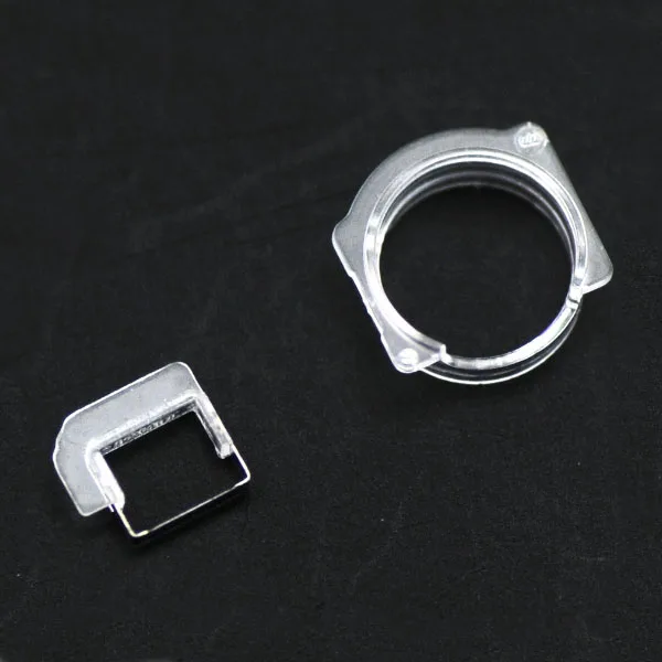 

50pcs/lot Front Camera and Light Sensor Plastic Cap Seal Bracket Ring for iPhone 5 Free Shipping