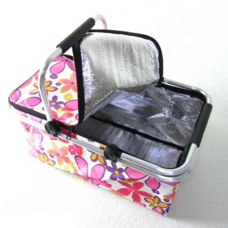 Picnic Basket Picnic Bag Ice Pack Lunch Bags And Coole Insulation Bag