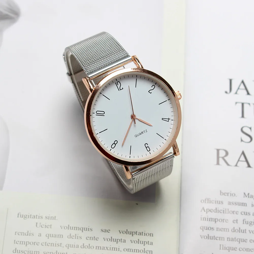 

Susenstone Fashion Ladies Watch Stainless Steel Analog Analog Watch Bracelet New Wristwatch Clock Gift Valentine Gift luxury @9