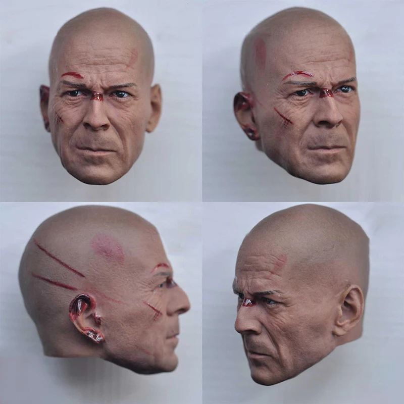 1/6 масштаб мужской фигуры аксессуар Миямото Мусаси Глава Sculpt резные модель игрушки для 12 дюйм(ов) фигурку тела