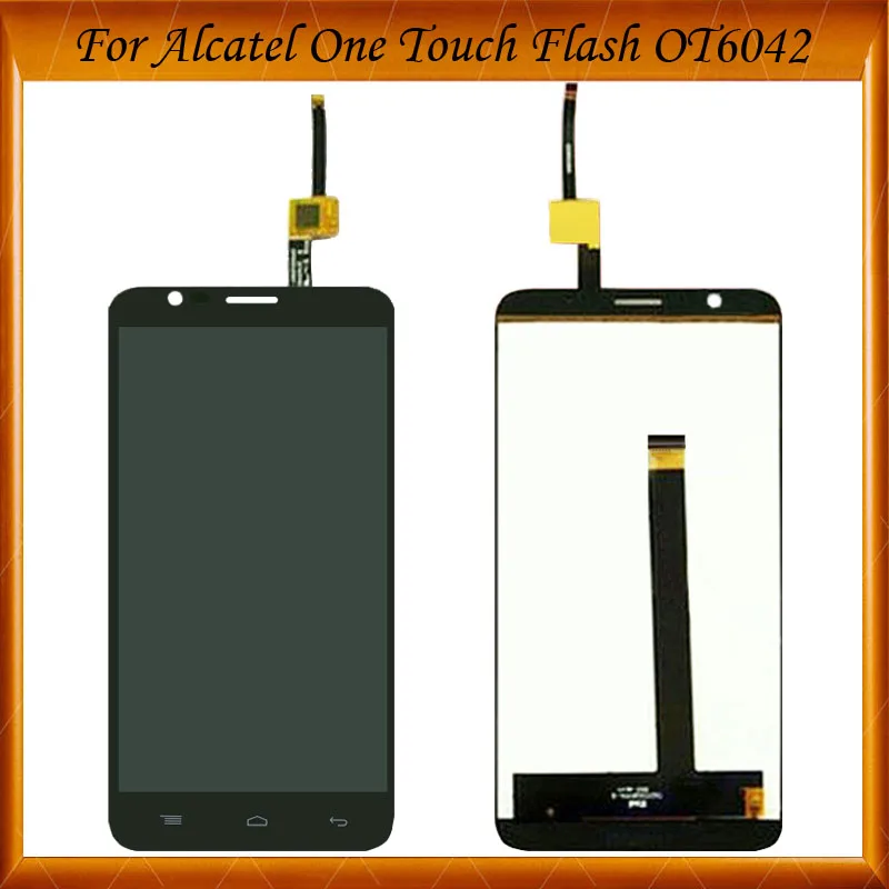 100% хорошо работает для Alcatel One Touch Flash 6042 OT6042 6042D ЖК-экран с кодирующий
