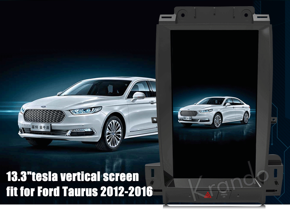 Krando Android 6,0 13," Tesla вертикальный экран автомобиля радио gps навигация для Ford aurus 2012- мультимедийная система wifi