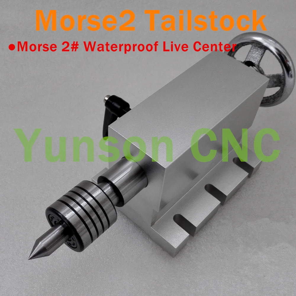 Removable and Replaceable Morse 2 Live Center Tailstock Center Height