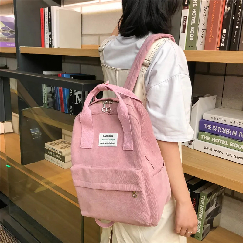 New trend female College school bagpack Harajuku travel shoulder bags for teenage mochilas mujer 2019