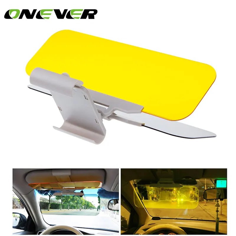 Onever HD Car Sunglasses Night Vision Visors Anti dazzle Mirror clear
