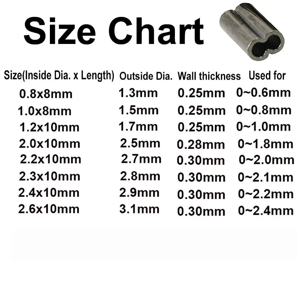 crimp sleeve size chart dolap magnetband co crimp sleeve size chart