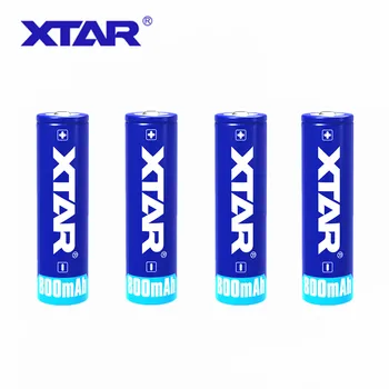 

4 Pcs Xtar Rechargeable 14500 800mAh 3.7V protected battery designed for flashlights portable power supplies etc