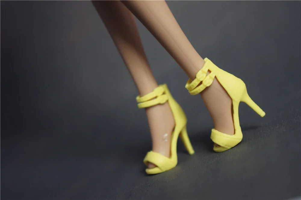 Оригинальные кукольные туфли смешанные стили цветные модные современные сандалии на высоком каблуке сапоги аксессуары для игрушки кукла Синьи Барби подарок