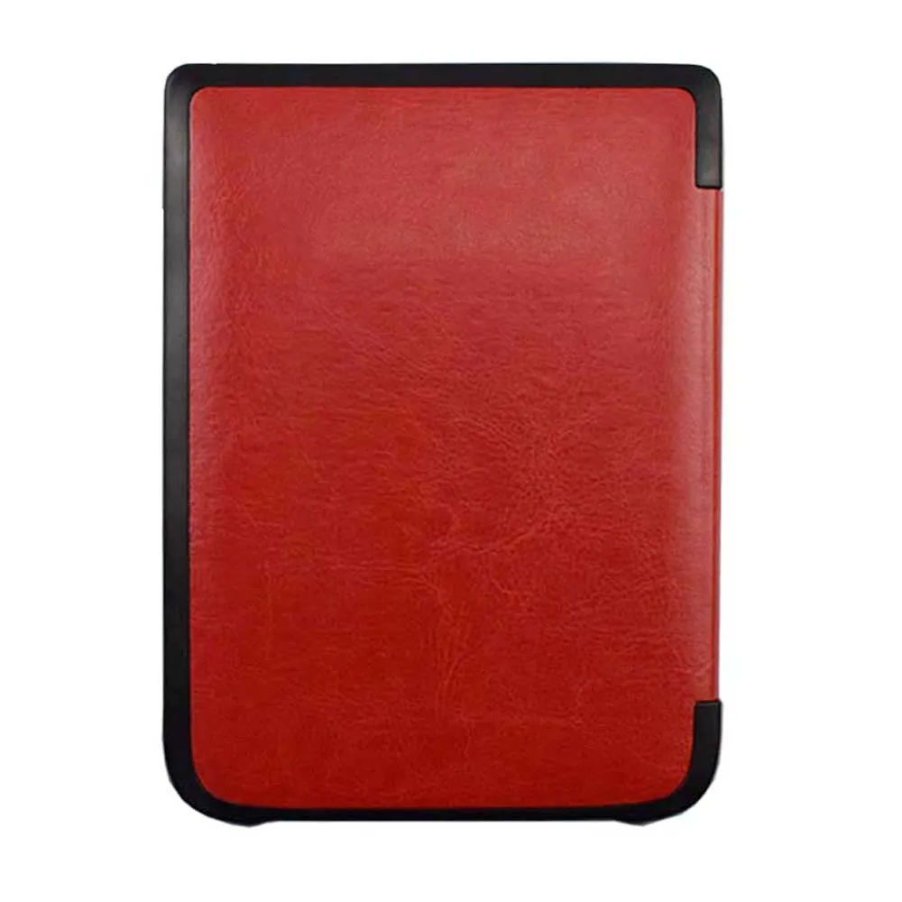 Ультратонкий кожаный чехол книжка PocketBook Basic Lux 2 Touch 4 HD 3 с функцией