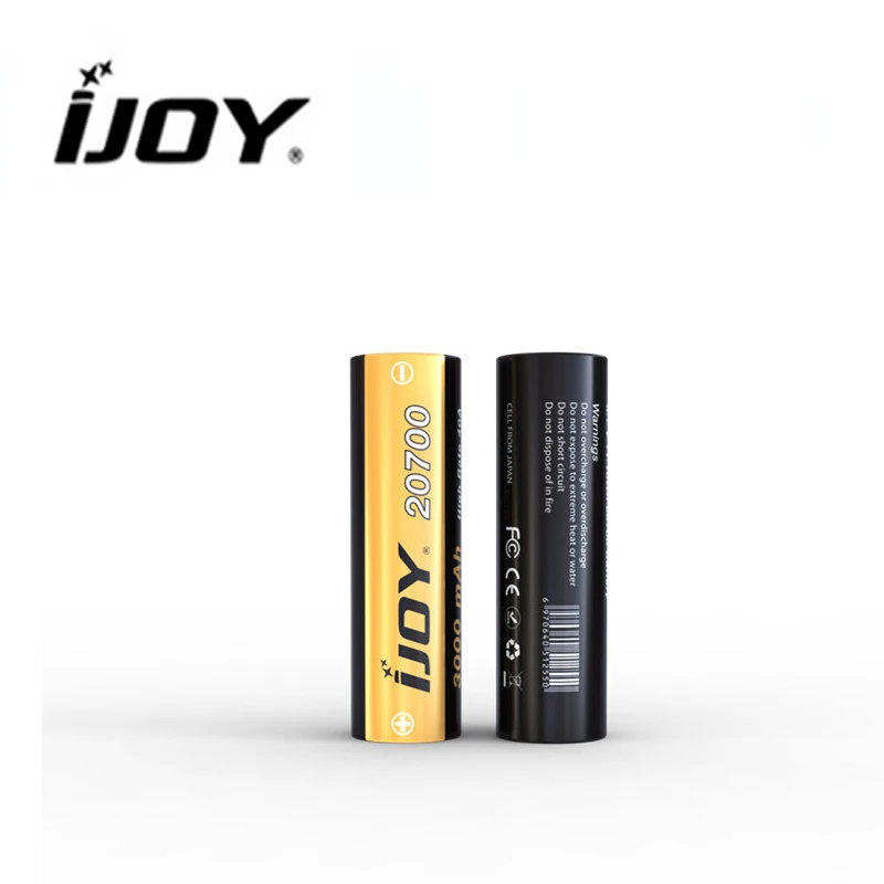 IJOY 20700 3000 мАч с высоким потоком энергии аккумуляторная батарея 40A для большинства 20700 регулируемых и механических MODs e-cig батареи